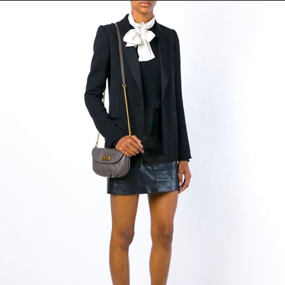 Marc Jacobs “Karlie” Leather Crossbody Taupe